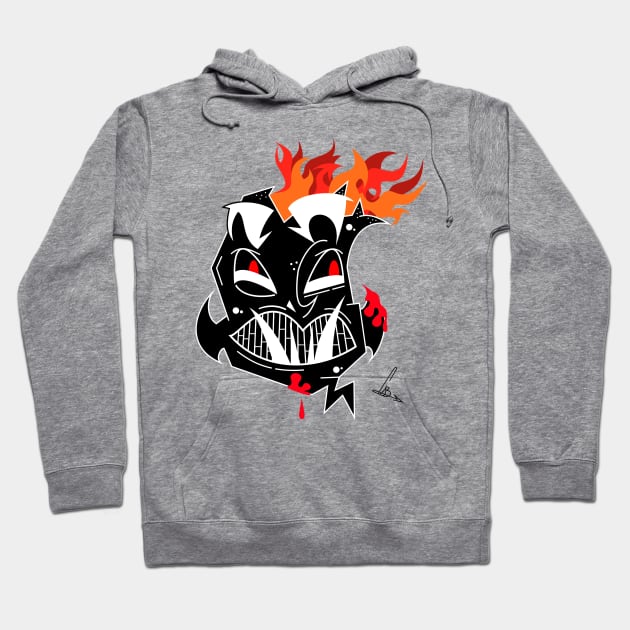 FlameHead_1 Hoodie by AKC